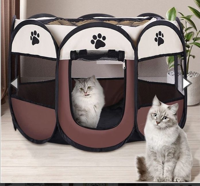 Сгъваема кошара за кучета и котки