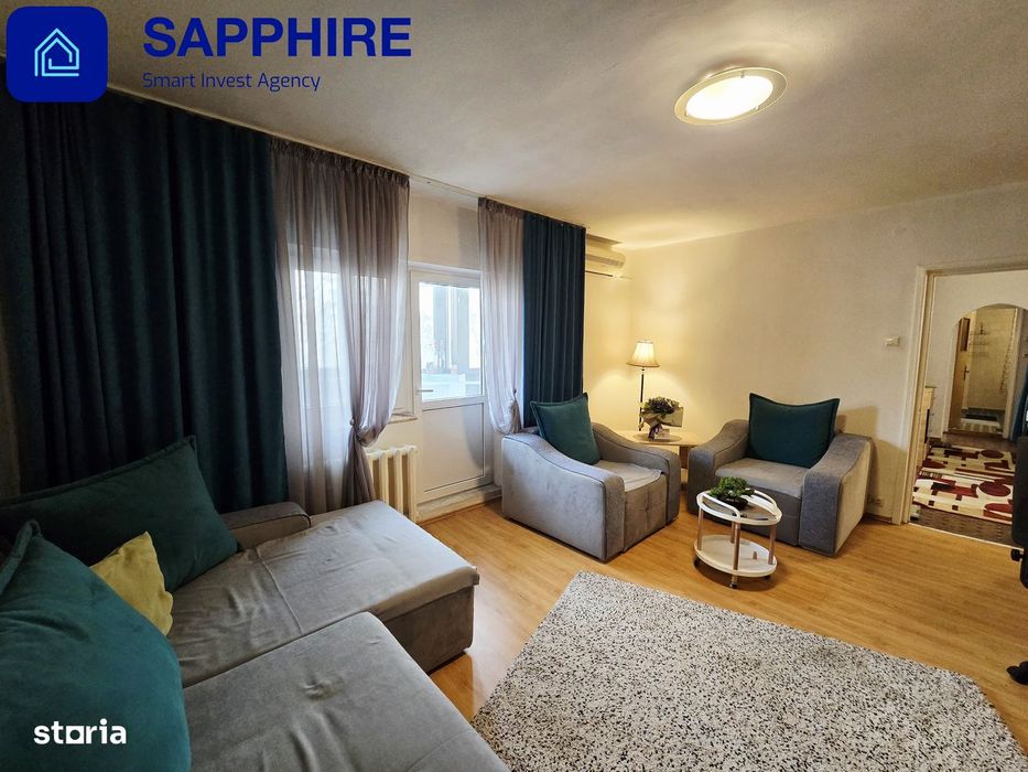 Apartament 2 camere metrou Obor, bloc reabilitat, mobilat și utilat