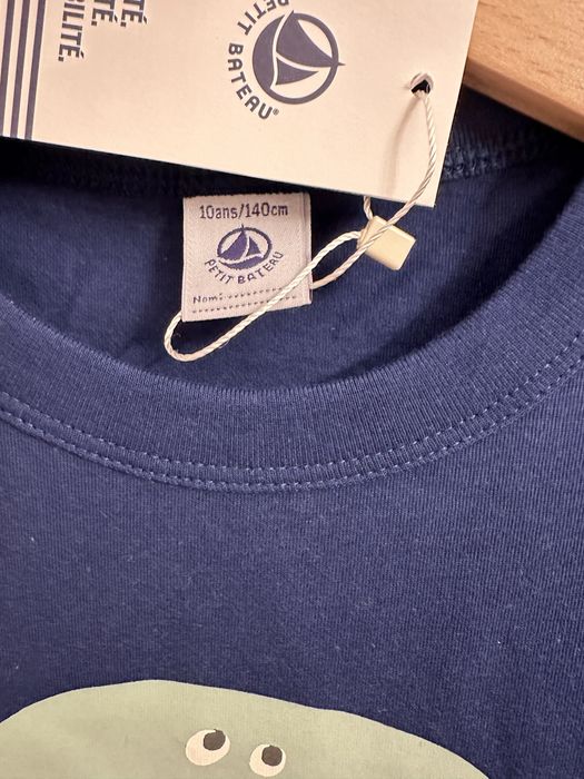 Футболка темно синяя Petit Bateau