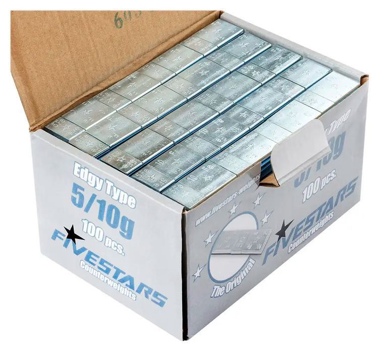 Cutie contragreutati autoadezive 5/10 grame - 100 fasii five star- 8 b