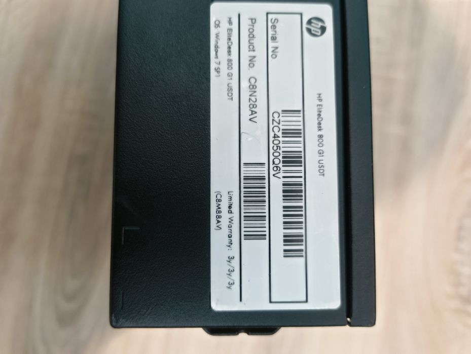 Компютър HP Elitedesk G1 i5 4570s 12GB 128 GB SSD