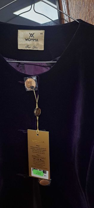 Costum dama, doua piese, catifea, culoare mov