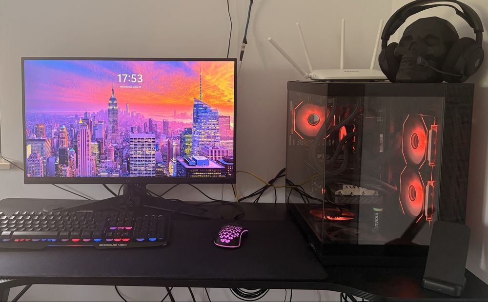 PC Gaming + Monitor ASUS TUF 27” 1440p – RTX 3070 / Ryzen 5 5600 / 32GB RAM