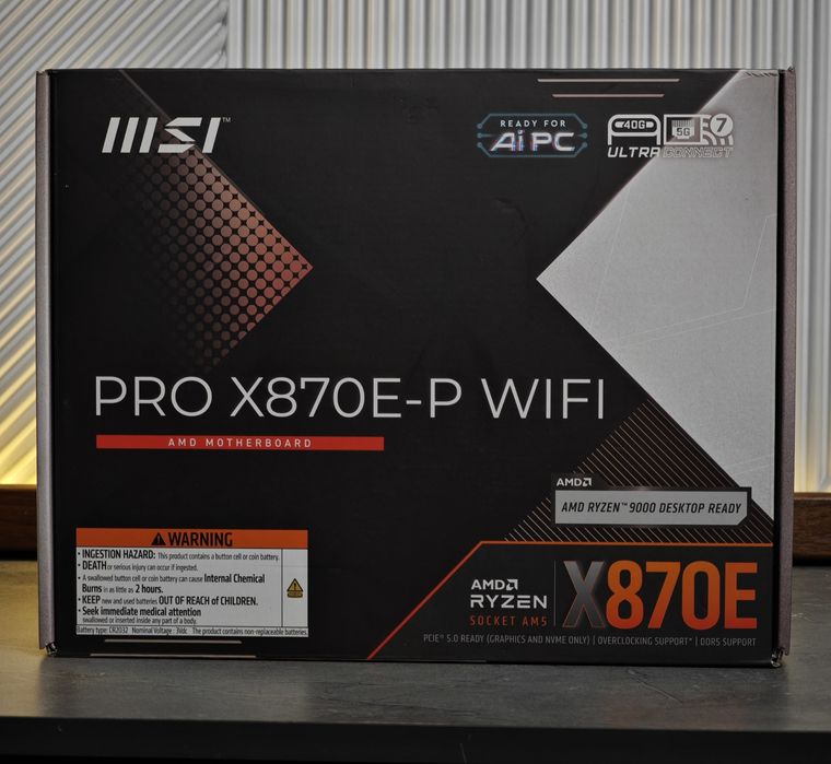 Плата MSI х870Е Р wifi