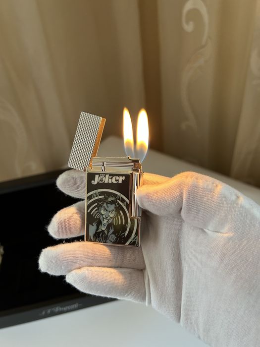S.T. Dupont Joker запалка – 2 пламъка | Лукс модел | Пълен комплект