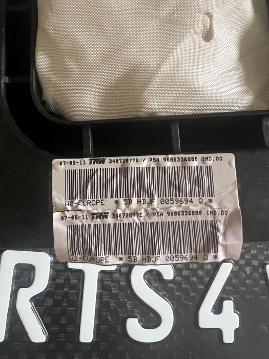Airbag Peugeot 508 Пежо 508 Еърбег