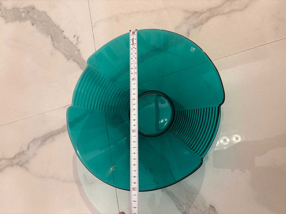 bol menaj verde mare smarald stil Memphis design Italia anii 1980