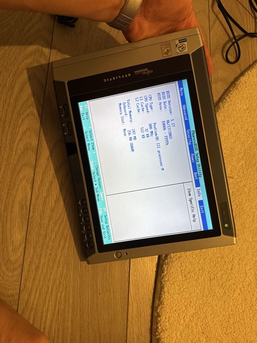 Tableta veche Fujitsu siemens , anii 2000