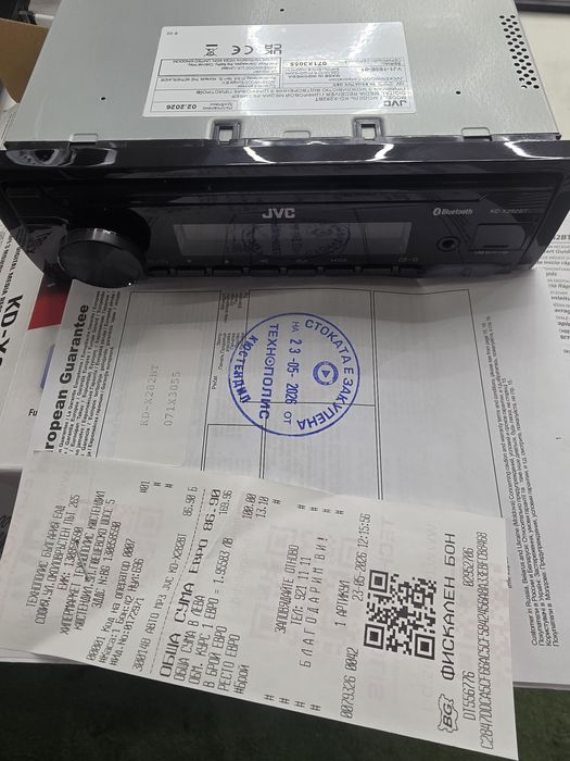 Jvc ,Чисто Ново 24 м гаранция