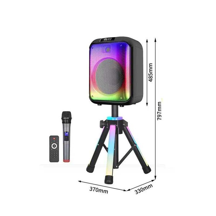 Активна Bluetooth тонколона NDR-102B с безжичен микрофон и радио