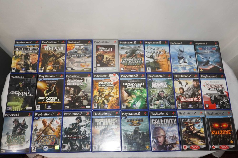 Лот от 254 игри за PS2 God Of War 2/Okami/Crash/GTA San Andreas/