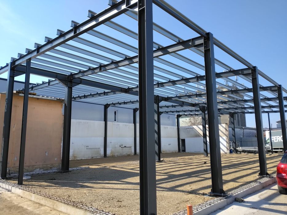 Vând hală metalică lucrăm fără avans