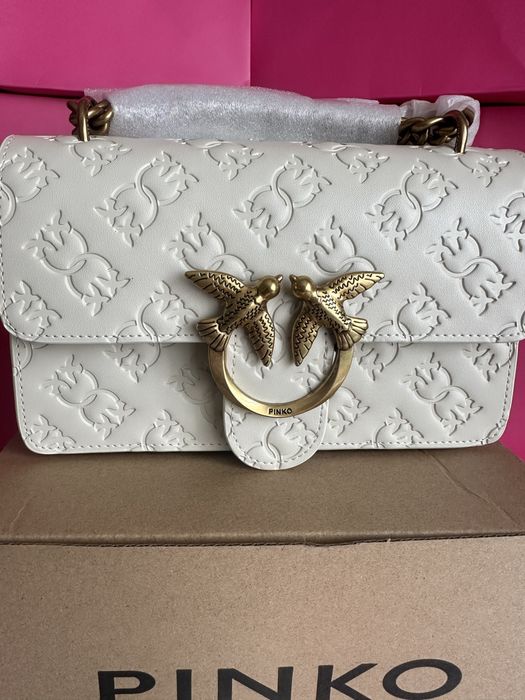 PINKO Love One Mini Dc – оригинална кожена чанта | НОВА | Код: 104
