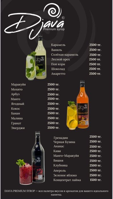 Сиропы для лимонадов