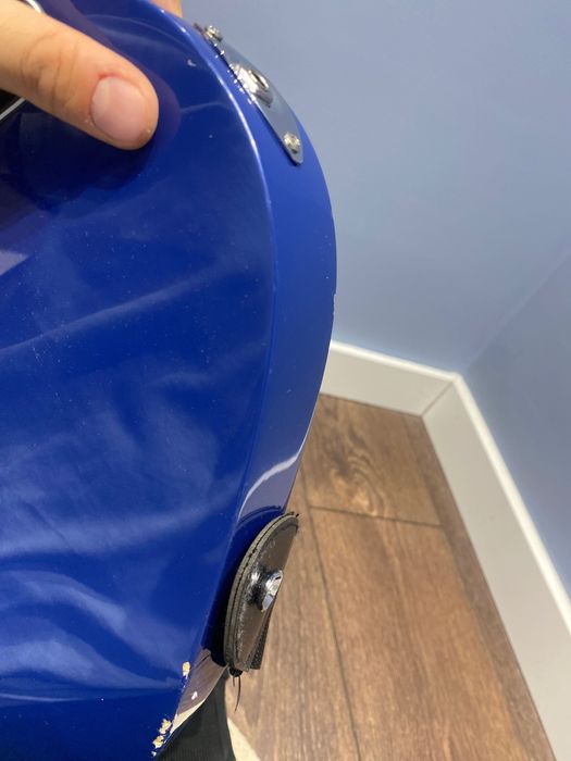 Chitara electrica albastra Ibanez