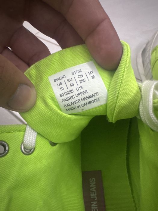 Кецове Calvin Klein 43 номер зелени оригинал