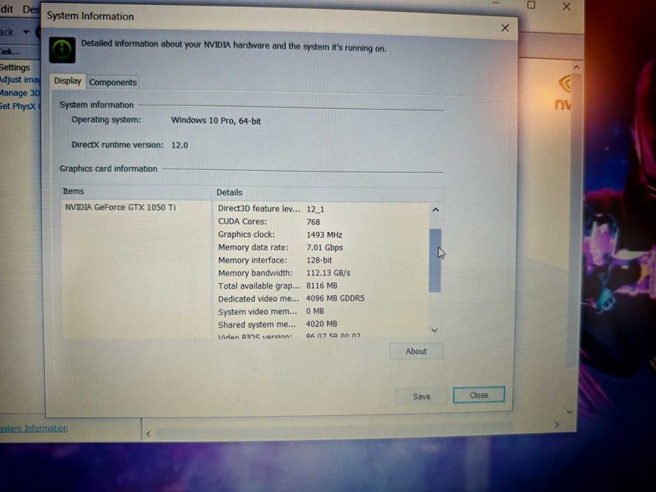 Laptop gaming HP Pavilion 15-bc/i5-8300h/GTX 1050ti/8 gb/128 SSD/1 tb