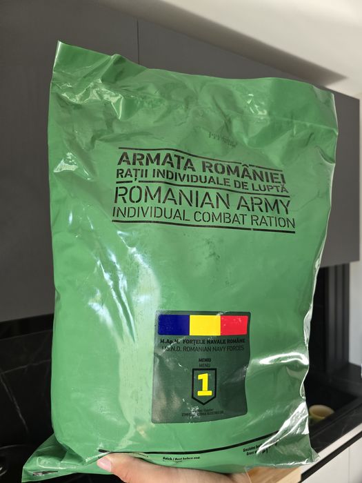 Ratie individuala de hrana pentru militari, drumetie pescuit