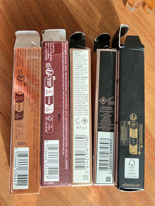 НОВИ чисто нови парфюмни води мини YSL, Burberry, Fenty, Lancome