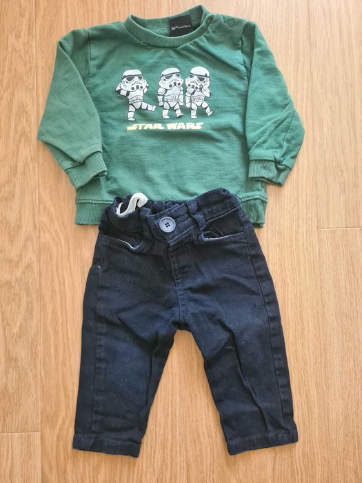 Бебешки комплекти панталон и пуловер LC Waikiki, HM и други, 6-9 м.