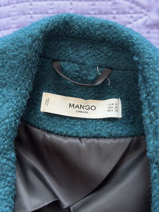 Пальто шерсть XS Mango