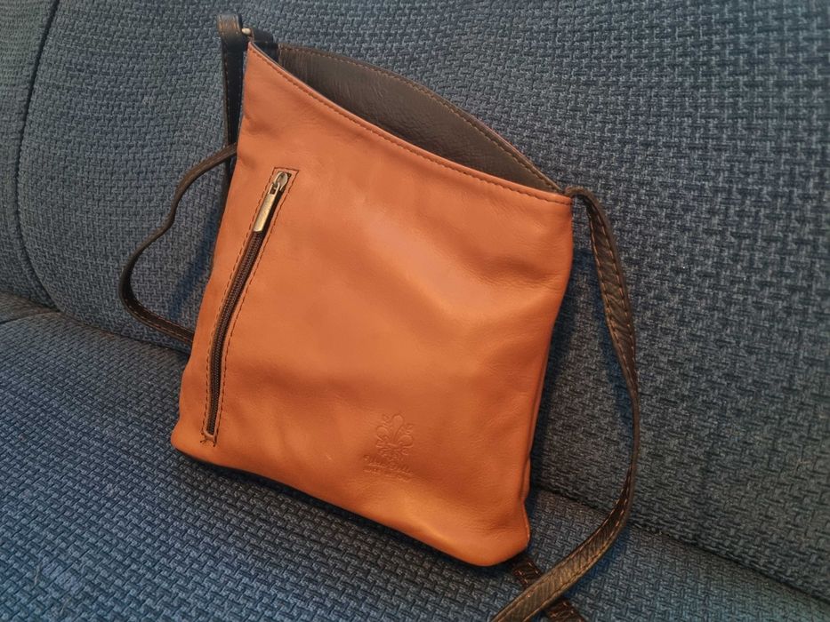 Дамска чанта Vera Pelle естествена кожа