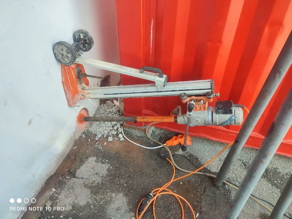 Алмазное сверление бурение стен