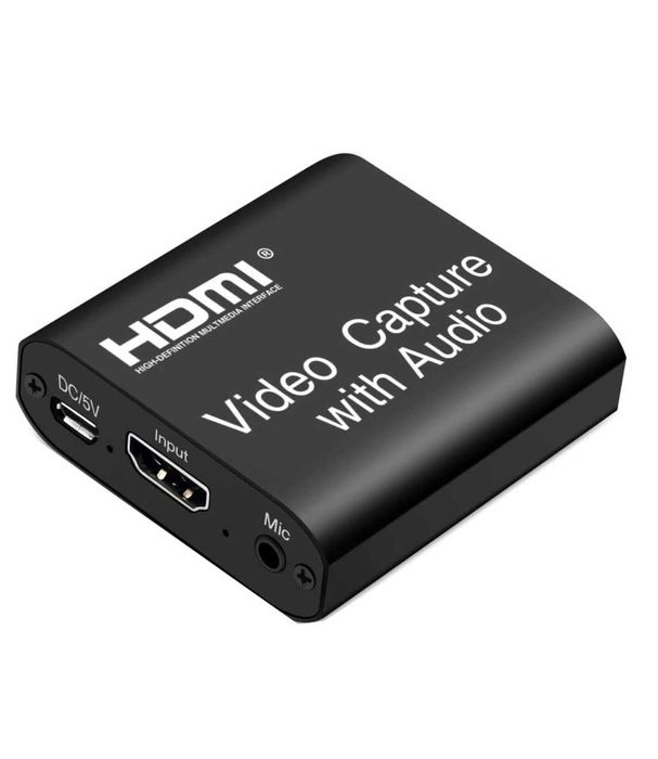 Card de captura audio-video, HDMI - HDMI/1080p, Negru