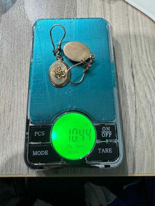 Золотые серёжки ссср самовар 583