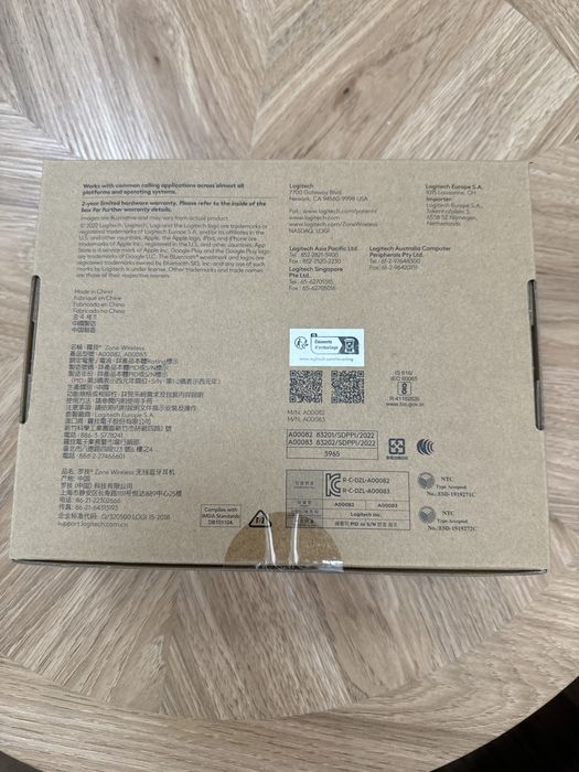 Наушники logitech zone wireless
