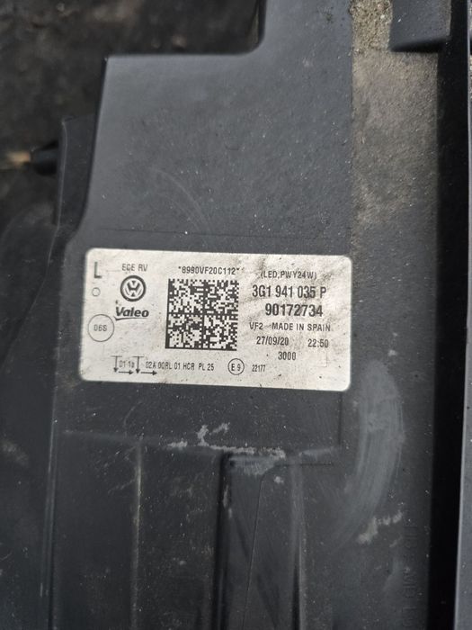 Оригинални  фарове  Full LED за VW Volkswagen Passat B8.5 Фейслифт Fac