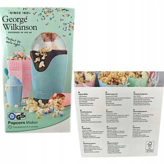 Машина за пуканки George Wilkinson 1200 W