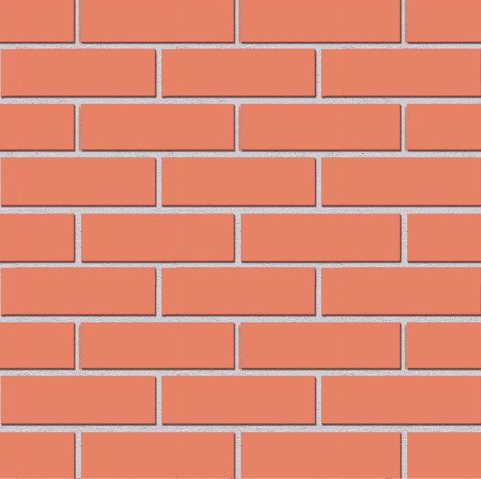 Облицовочный кирпич. Абрикос, половинка