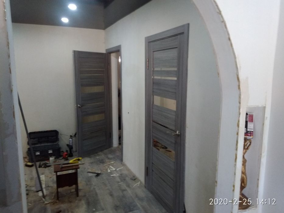 установка дверей