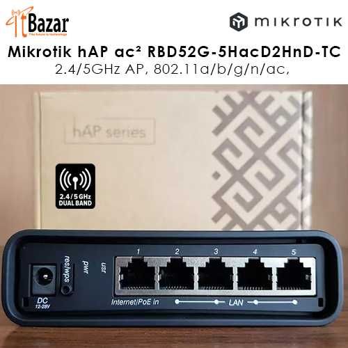 Лот рутери Linksys, Mikrotik HAP AC2