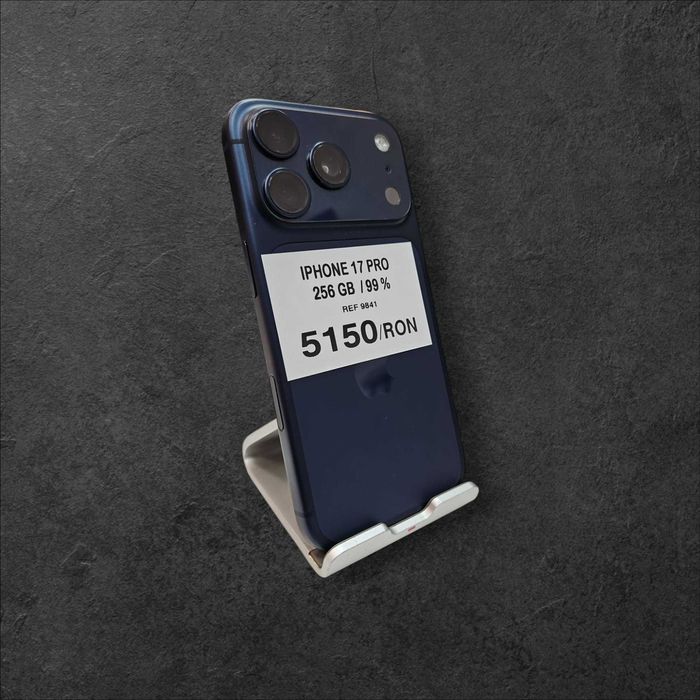 [9841] Apple Iphone 17 PRO 256 GB  100 %  / Amanet Tulcea