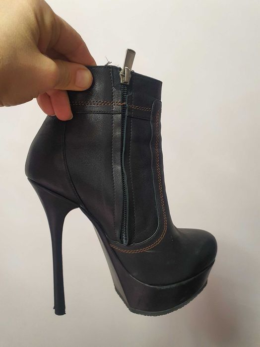 Боти с висок ток 14см