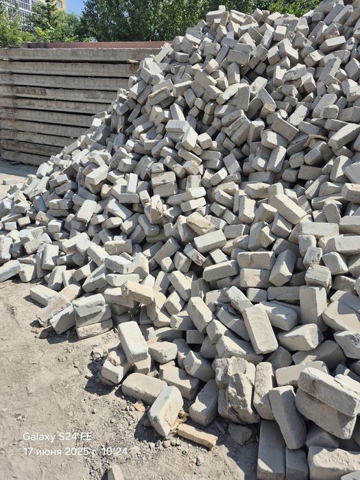 Кирпич силикатный б/у