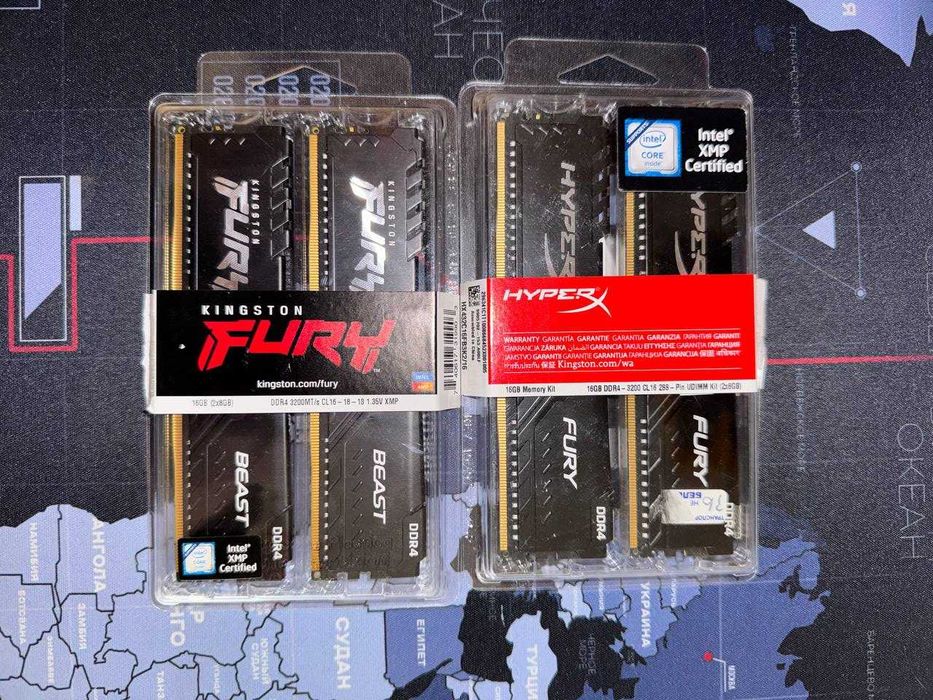 Оперативная память 8gb DDR4 3200МГц