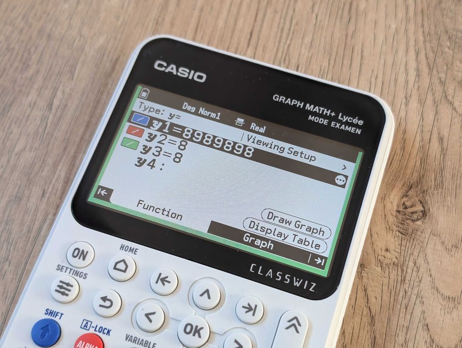 Calculator de birou, scoala Casio Graph Math+ Lycée (Classwiz)