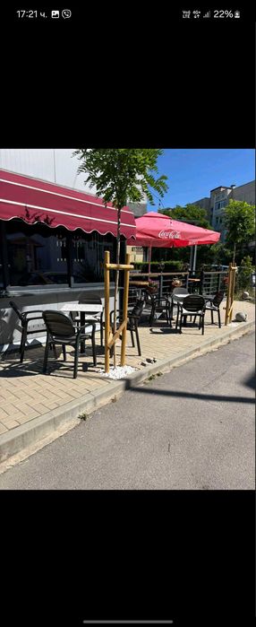 Маси и столове - Чадър от заведение