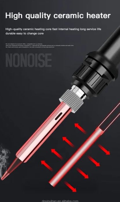 Професионален поялник 80W с електронно регулиране на температурата