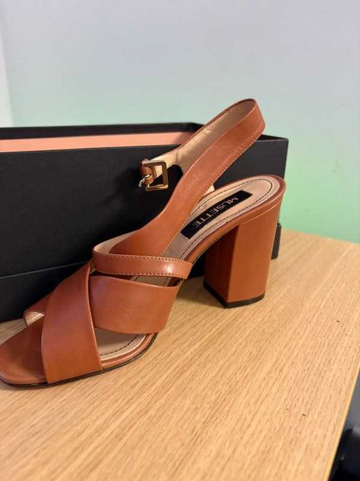 Sandale Musette pentru Femei din Piele Naturala (Vitel)