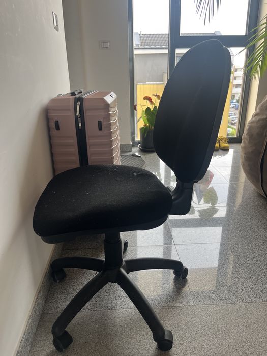 Scaun de birou, negru, reglabil
