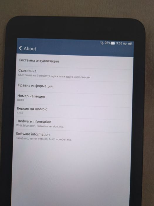 Продавам таблет asus k 013