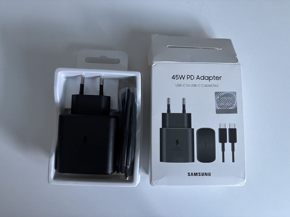 Incarcator Samsung 45W + cablu 5A, nou sigilat