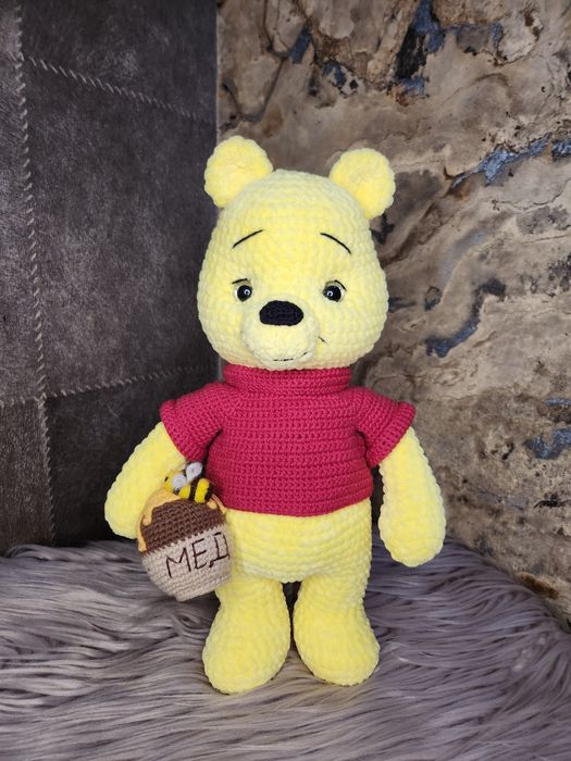 Плетена играчка  Мечо Пух