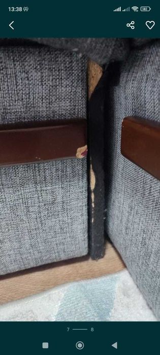 Угловой диван с креслом