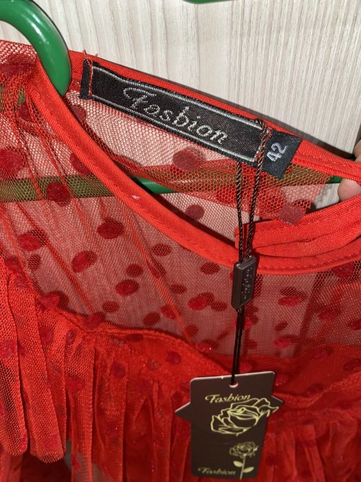 Новое платье красное вечернее!