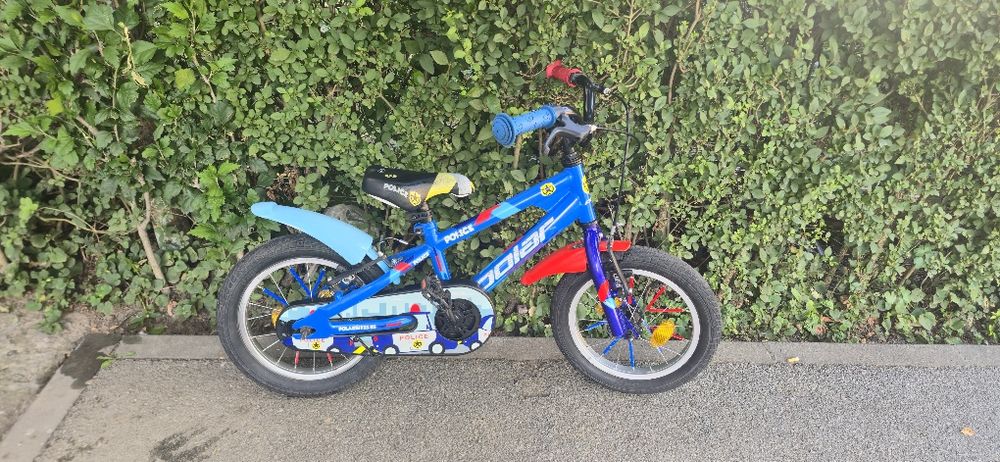 Bicicletă Dhs Police 14 inch + roti ajutătoare